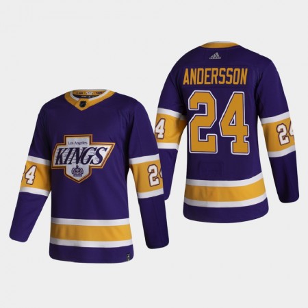 Pánské Hokejový Dres Los Angeles Kings Dresy Lias Andersson 24 2020-21 Reverse Retro Authentic